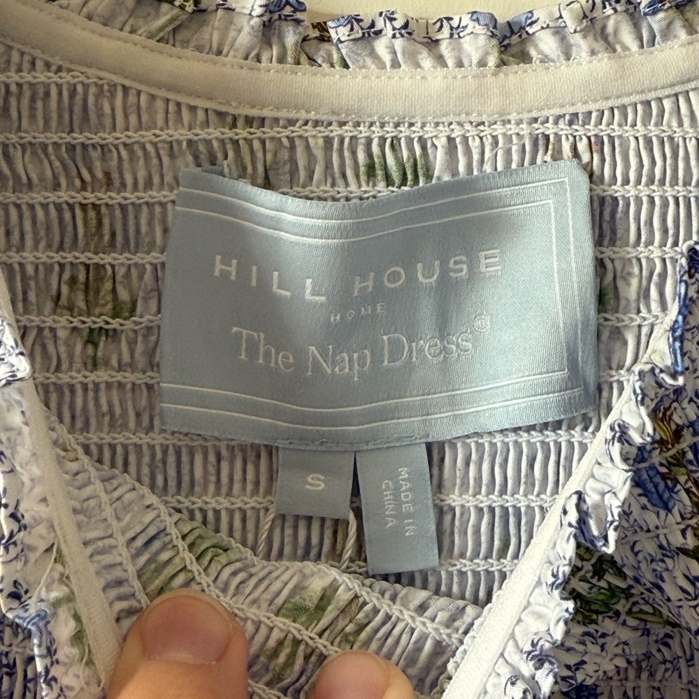 Hill House Blue and White Floral Maxi Dress - Picture 7 of 8